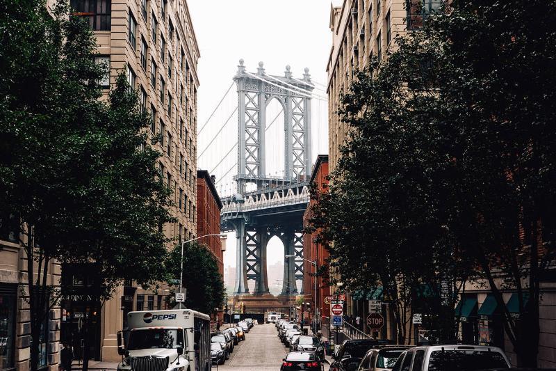 더 프레스딕 호텔 트리베카 뉴욕 외부 사진 Manhattan Bridge